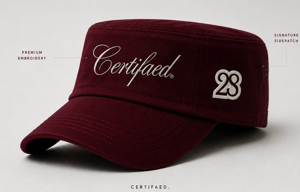 Certifaed Military cap