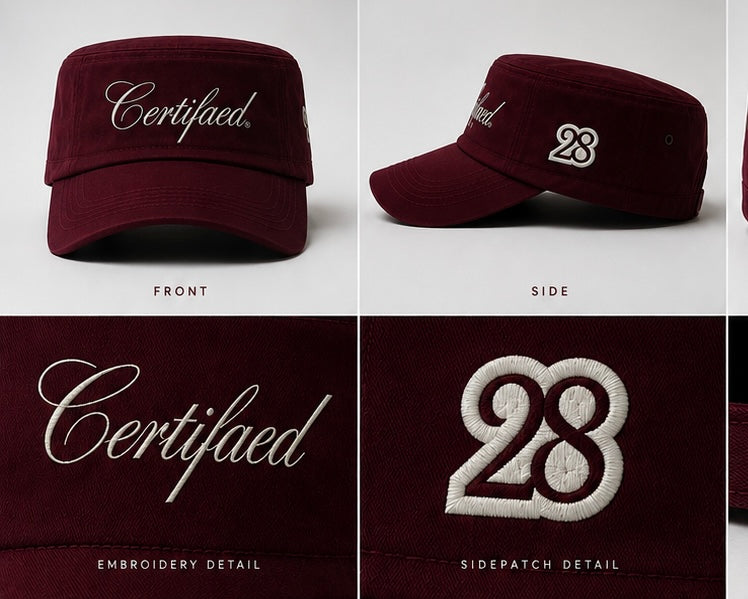 Certifaed Military cap